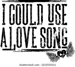I could us a love song Angel Wings with Heart