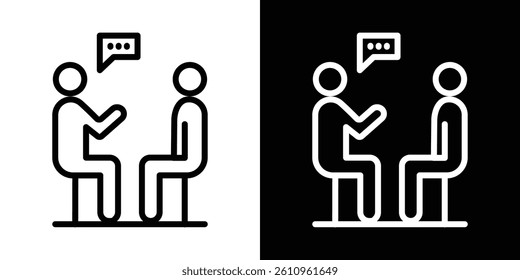 Counsel icon Vector isolated outline drawing.