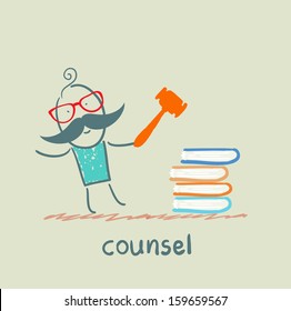 counsel knocking on the books
