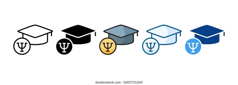 Counseling Education Icon Set Multiple Style Collection