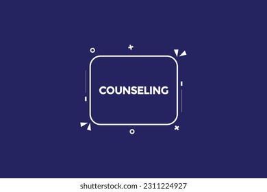 counseling  vectors, sign, level bubble speech counseling
