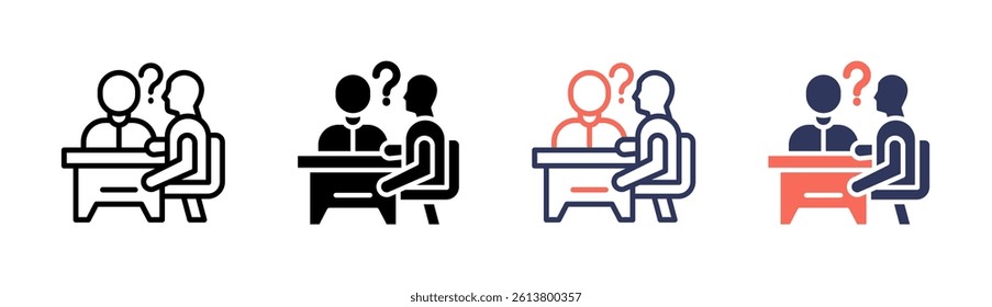 Counselling Icon Element For Design And Vector