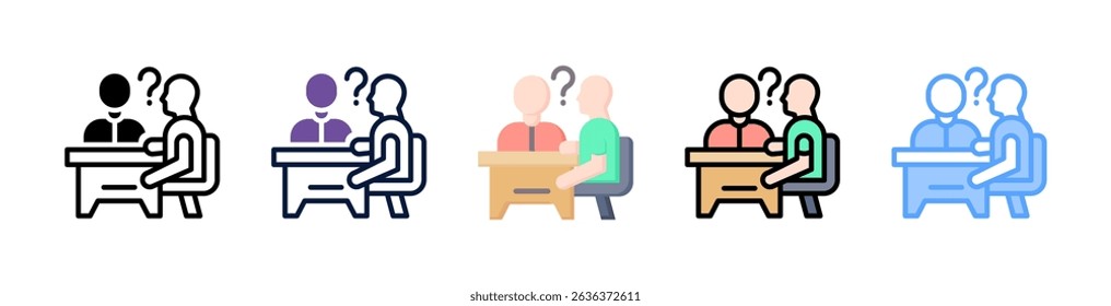 Counselling Icon Element For Design And Vector