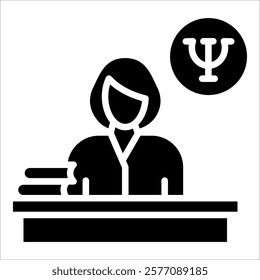 Counselor Office Icon Element For Design