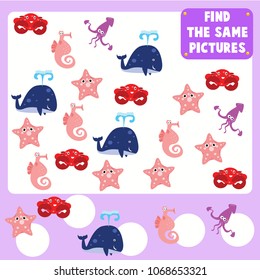 Count the animal games for kid. Mini games series for children