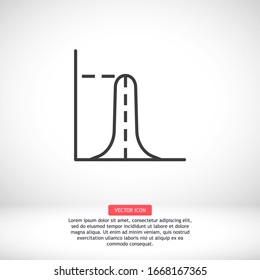 Count black vector icon line linear style on the background. Best icon 10 eps illustration