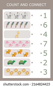 Anzahl und Anzahl der Tiere