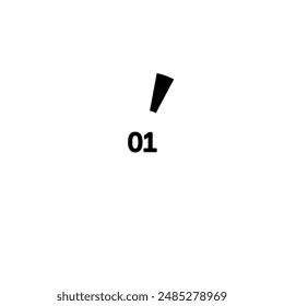 count down icon for graphic design and illustrator