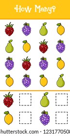 Count how many fruits