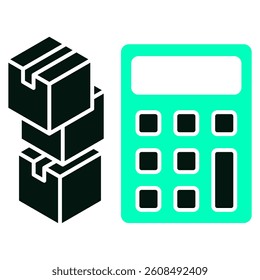 Count icon visualized simply Dualtone style.