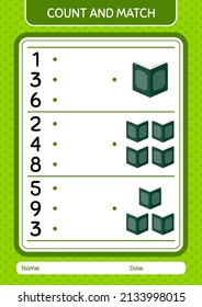 Contar y hacer juego con quran. hoja de trabajo para niños de preescolar, hoja de actividades para niños