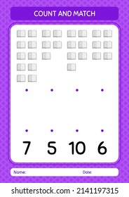 Contar y hacer juego con quran. hoja de trabajo para niños de preescolar, hoja de actividades para niños