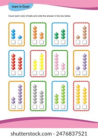 Count and write number worksheet for kids. Counting 1 to 6, Numbers learning activity. Counting and writing numbers, Numbers tracing worksheet, mathematics