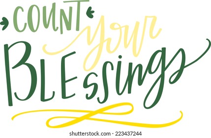 count your blessings 