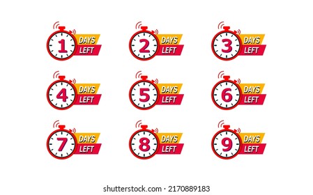 Countdown 1 2 3 4 5 Stock Vector (Royalty Free) 2170889183 | Shutterstock