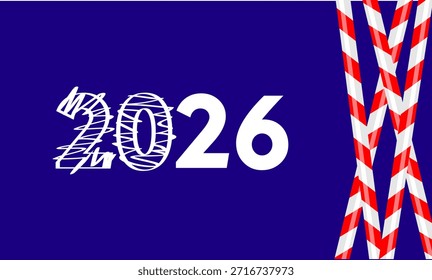 Countdown to 2026: celebrating the future with creative designs and bold colors