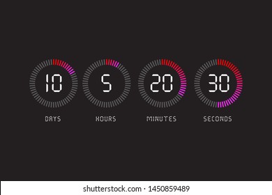 Pie Chart Countdown Timer