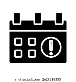 Countdown daily page calendar icon - 1 day left. Vector number day to go. Agenda app, business deadline, date. Reminder, schedule simple pictogram.