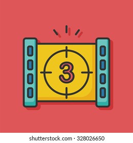 countdown film icon