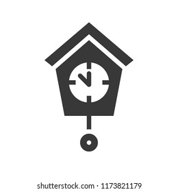 countdown house clock, Merry Christmas filled icon set
