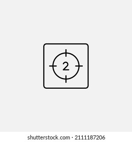Countdown icon sign vector,Symbol, logo illustration for web and mobile