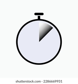 Icono de cuenta regresiva. Línea de tiempo, Símbolo de línea de vencimiento.