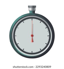 Countdown stopwatch measures time accurately icon