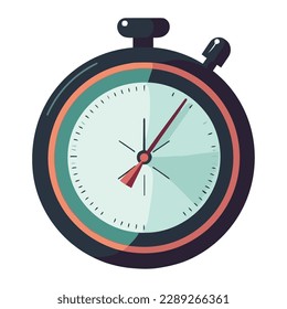 Countdown symbol on stopwatch measures time accurately icon