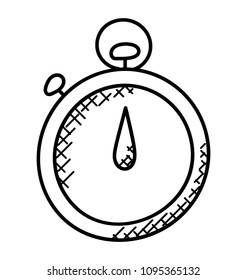 
Countdown with this stopwatch doodle icon design
