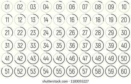 Countdown timer. Clock counter. Vector template for your design.