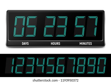 Countdown Timer. Clock Counter. Vector Template For Your Design.