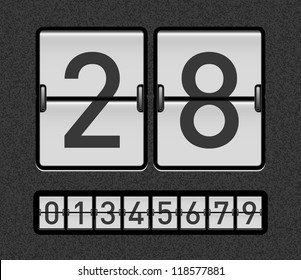 countdown timer with different numbers