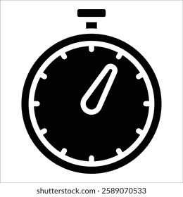 Countdown Timer Icon Element For Design
