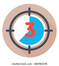 
Countdown Vector Icon

