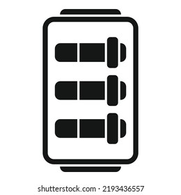 Counter breaker icon simple vector. Circuit box. Electric fuse