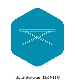 Counter icon. Outline illustration of counter vector icon for web