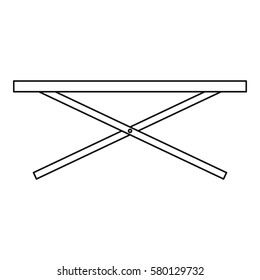 Counter icon. Outline illustration of counter vector icon for web
