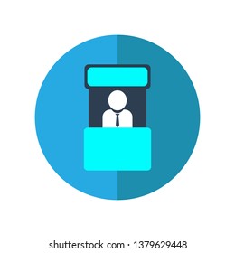 counter icon,colorful counter concept