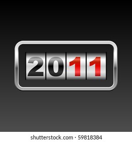 Counter like 2011 year card.