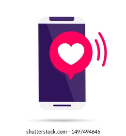 Counter Notification Icon . Follower. New Icon like 1 symbol button. Social media like ui app smart phone. Vector illustration. EPS 10.