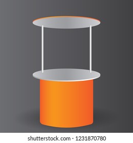 counter promotion exhibition stand mockup for event, Advertising POS POI Display Rack Shelves For Supermarket Floor Showcase.