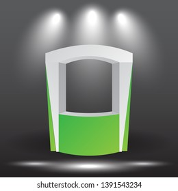 counter promotion exhibition stand mockup for event, Advertising POS POI Display Rack Shelves For Supermarket Floor Showcase.