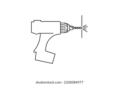 Counterboring manual icon design vector template