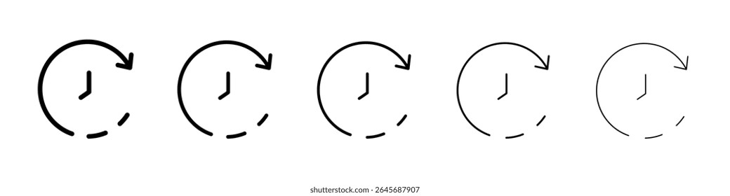 counterclockwise rotation icon simple illustration logo art