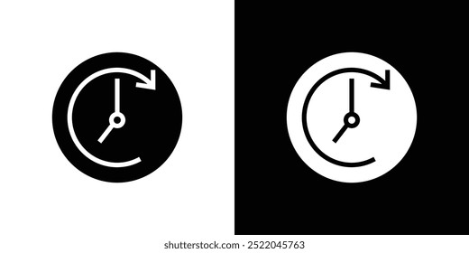 counterclockwise rotation icon simple vector symbol