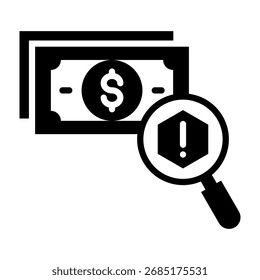 Icono de falsificación Ilustración vectorial mixta