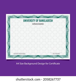 Vector de diseño de fondo de certificado falsificado