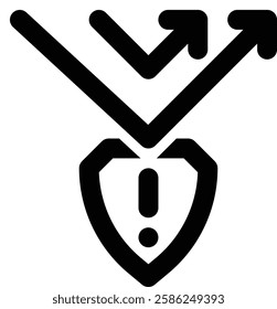 Countermeasure, Defense, Computer Security Outline Icon