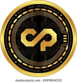 counterparty-xcp cryptocurrency images on abstract background. 3d illustrations.