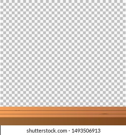Countertop on isolated background - vector illustration